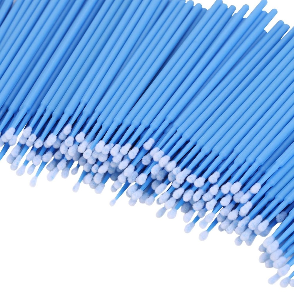 500 Pcs Micro Applicator Brush, Micro Swabs, Disposable Eye Lashes Mascara