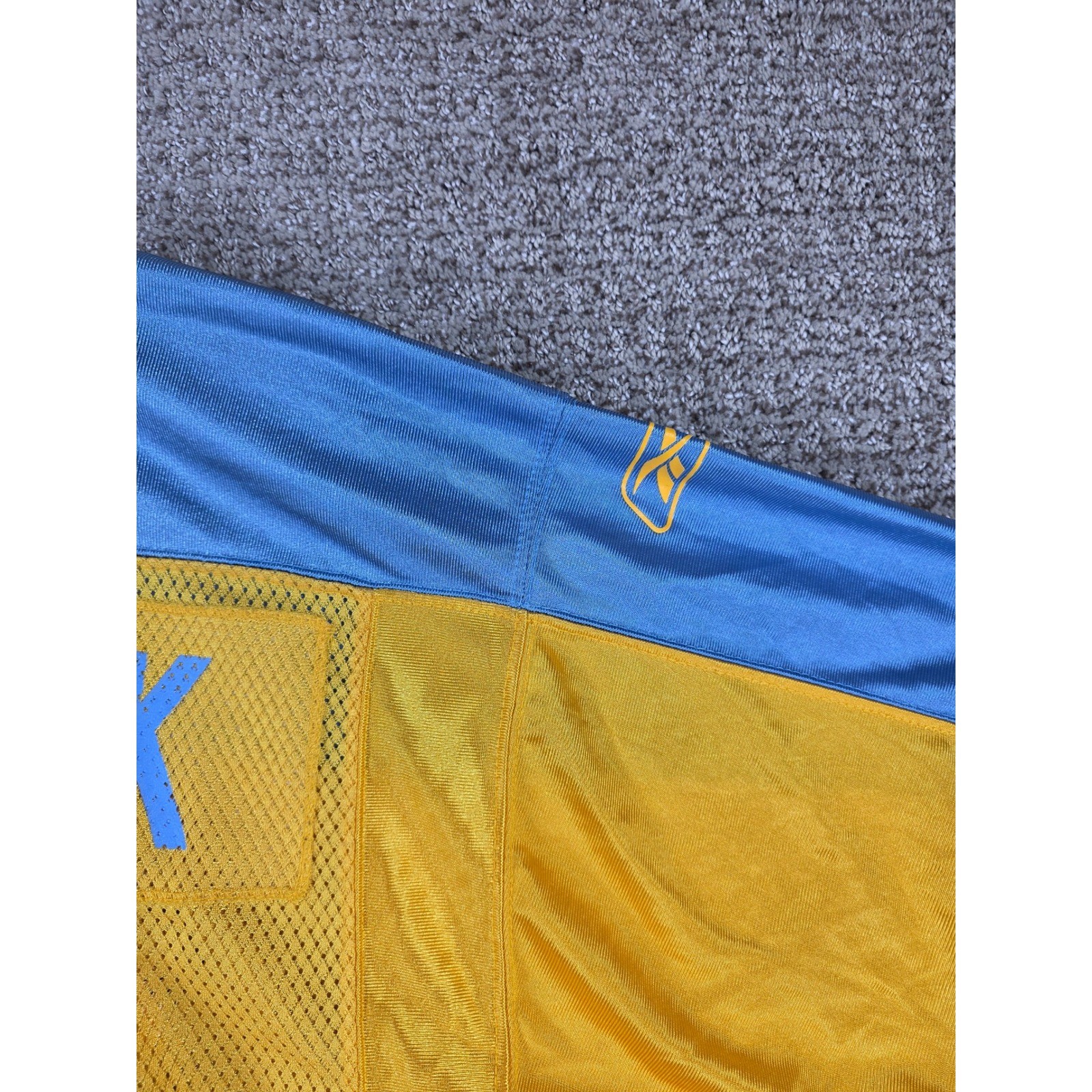 Reebok Brian Westbrook Philadelphia Eagles Jersey Mens Medium Yellow Throwback