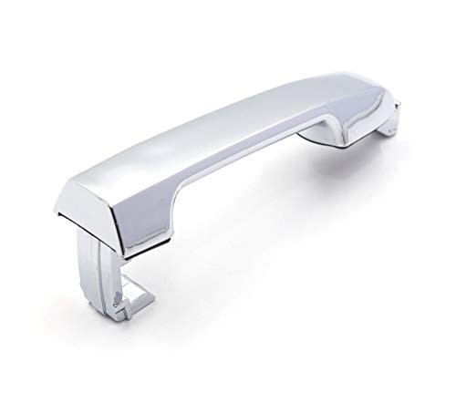 Exterior Chrome Door Handle Front Driver Left Side with Keyhole Replacement
