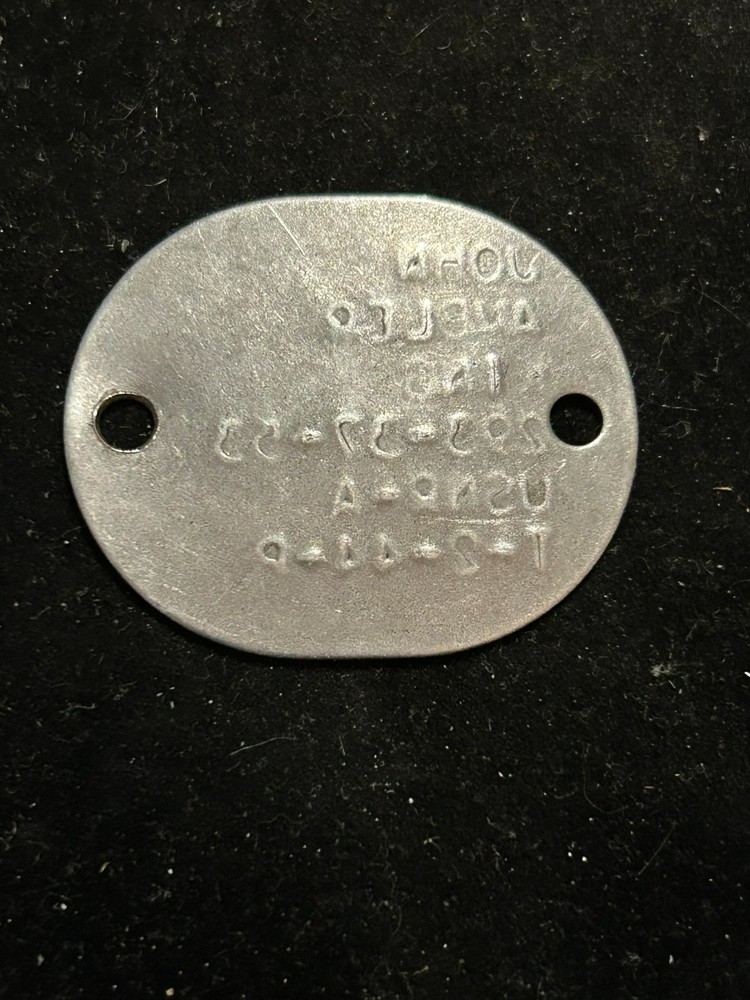 WWII USNR Dog Tag T2/44 John Ambler King