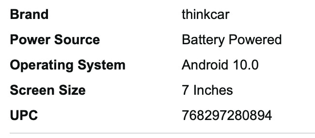 THINKCAR Bidirectional Scan Automotive Diagnostic Tool