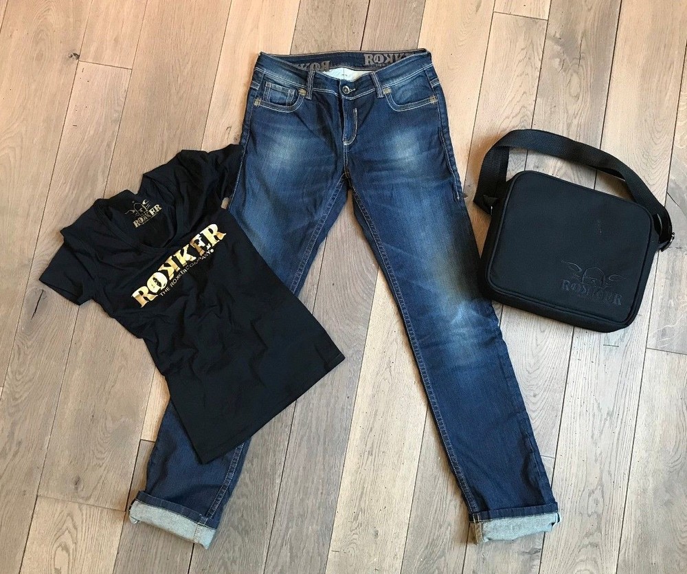 Rokker The Diva Motorcycle Jeans Dynatec