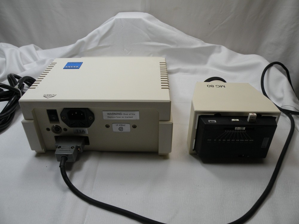 Carl Zeiss MC-80 Microscope Camera Exposure Controller w/ Camera, Cord & Cable