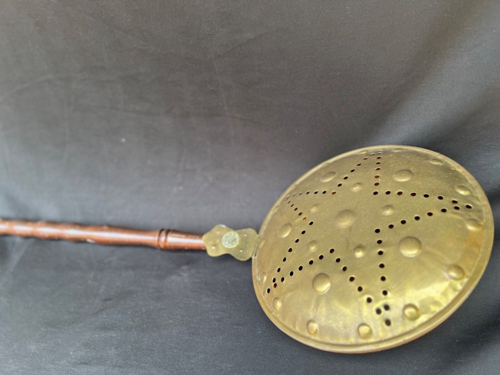 Antique Copper And Brass Bed Warmer