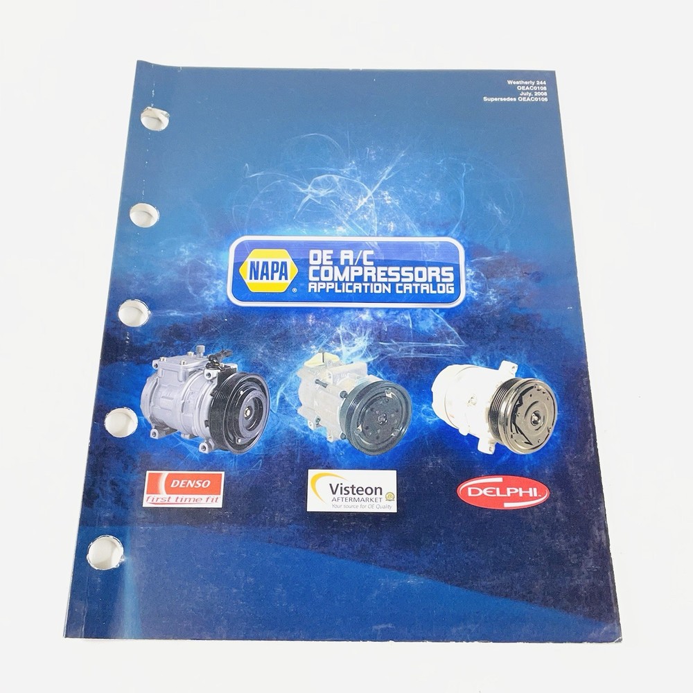 NAPA OE A/C Compressors Application Catalog OEAC0108
