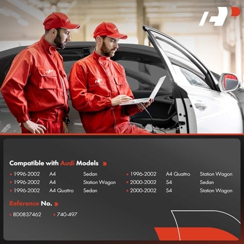 Power Window Regulator without Motor Compatible with Audi Front Passenger(RH)