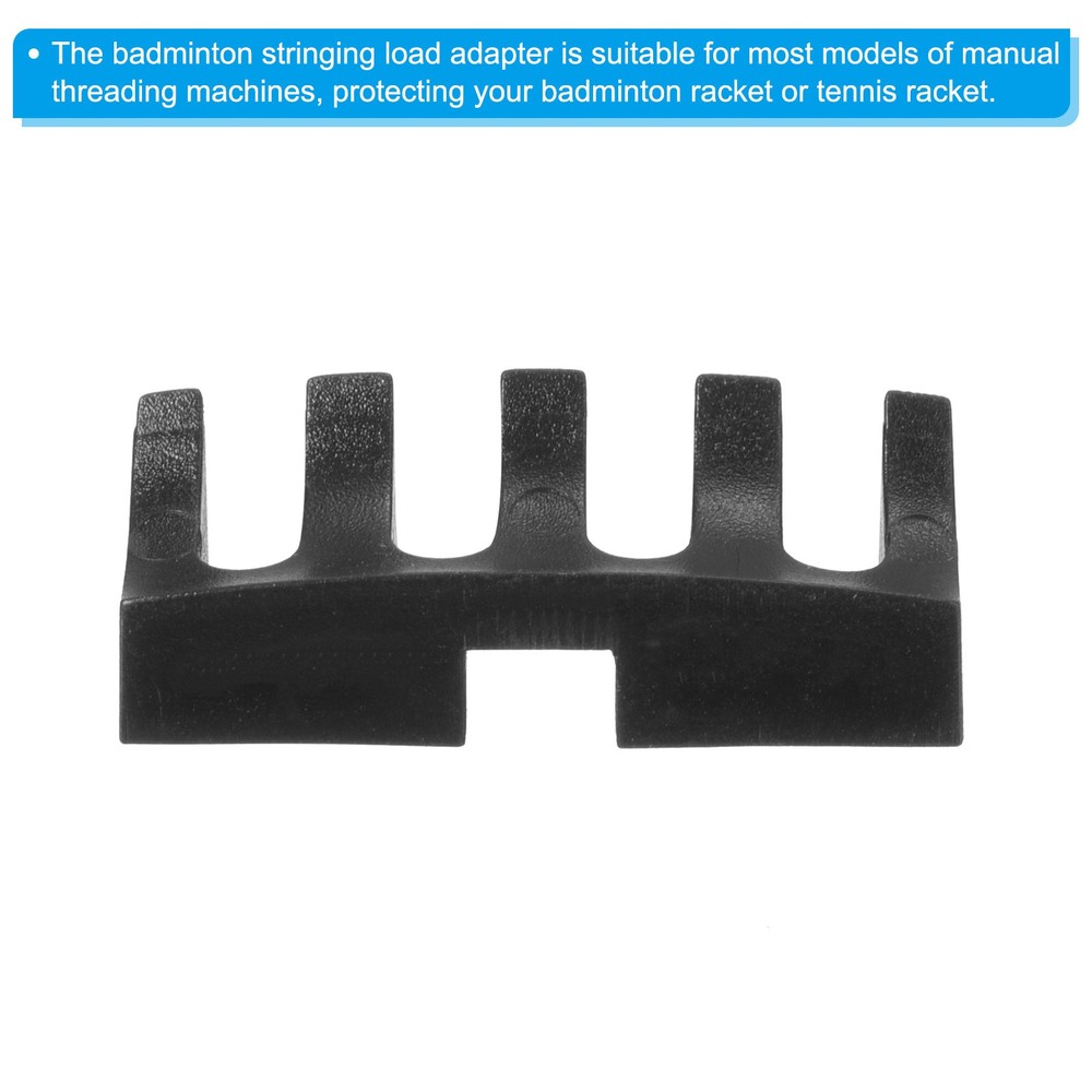 4Pcs Embedded Badminton Stringing Racquet Load Spreader Adapter Protector, Black