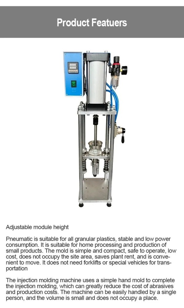 Vertical Injection Molding Machine Injection Molding Machine Plastic Pellets220v