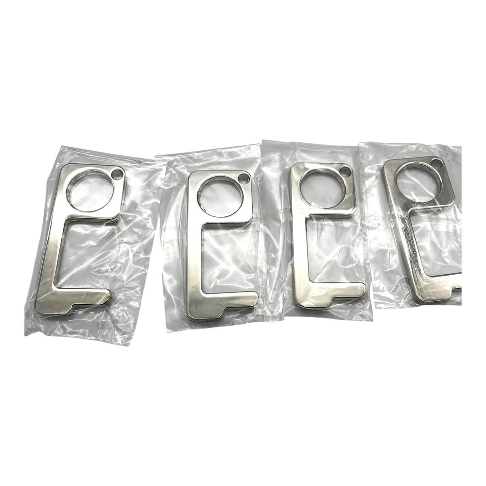 5Pcs Silver Touchless Silvery Door Opener