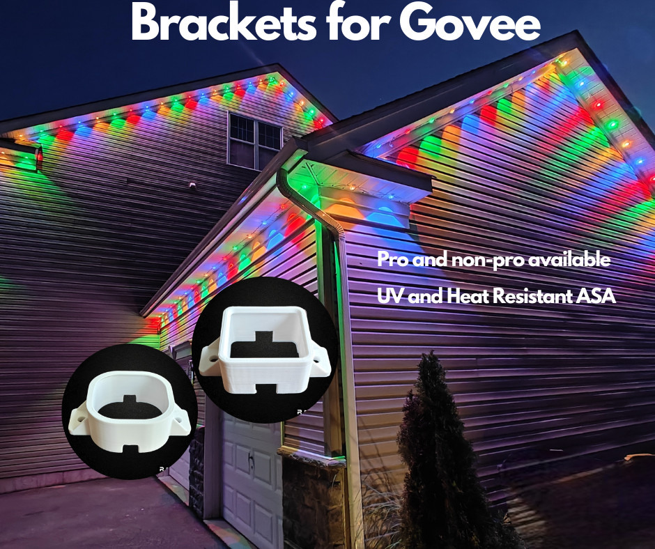 Bracket For Govee PRO Permanent Outdoor Light Clip Eave Soffit