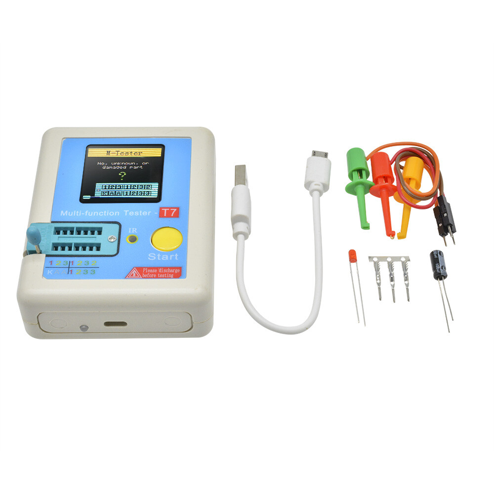 LCR-T7 Transistor Meter Multi Function Electronic Component TFT Decoder Tester