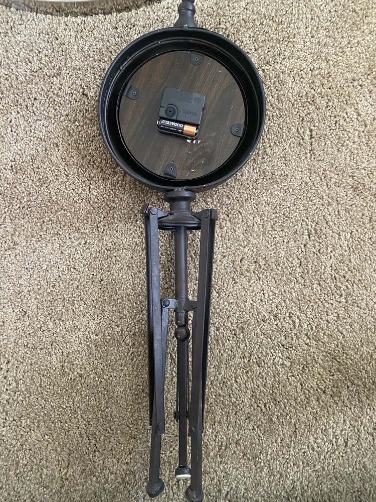 Vintage Tripod Base Clock