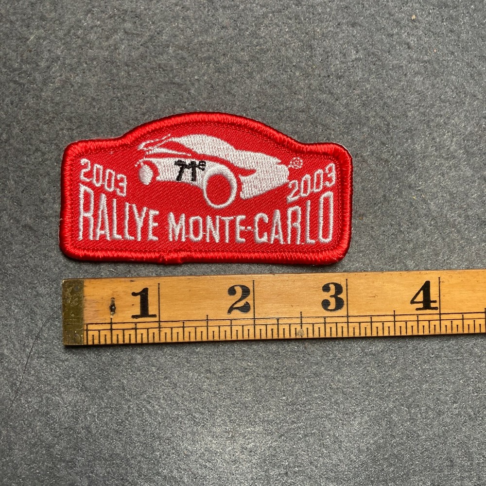 Rallye Monte Carlo 2003 Car Racing Patch