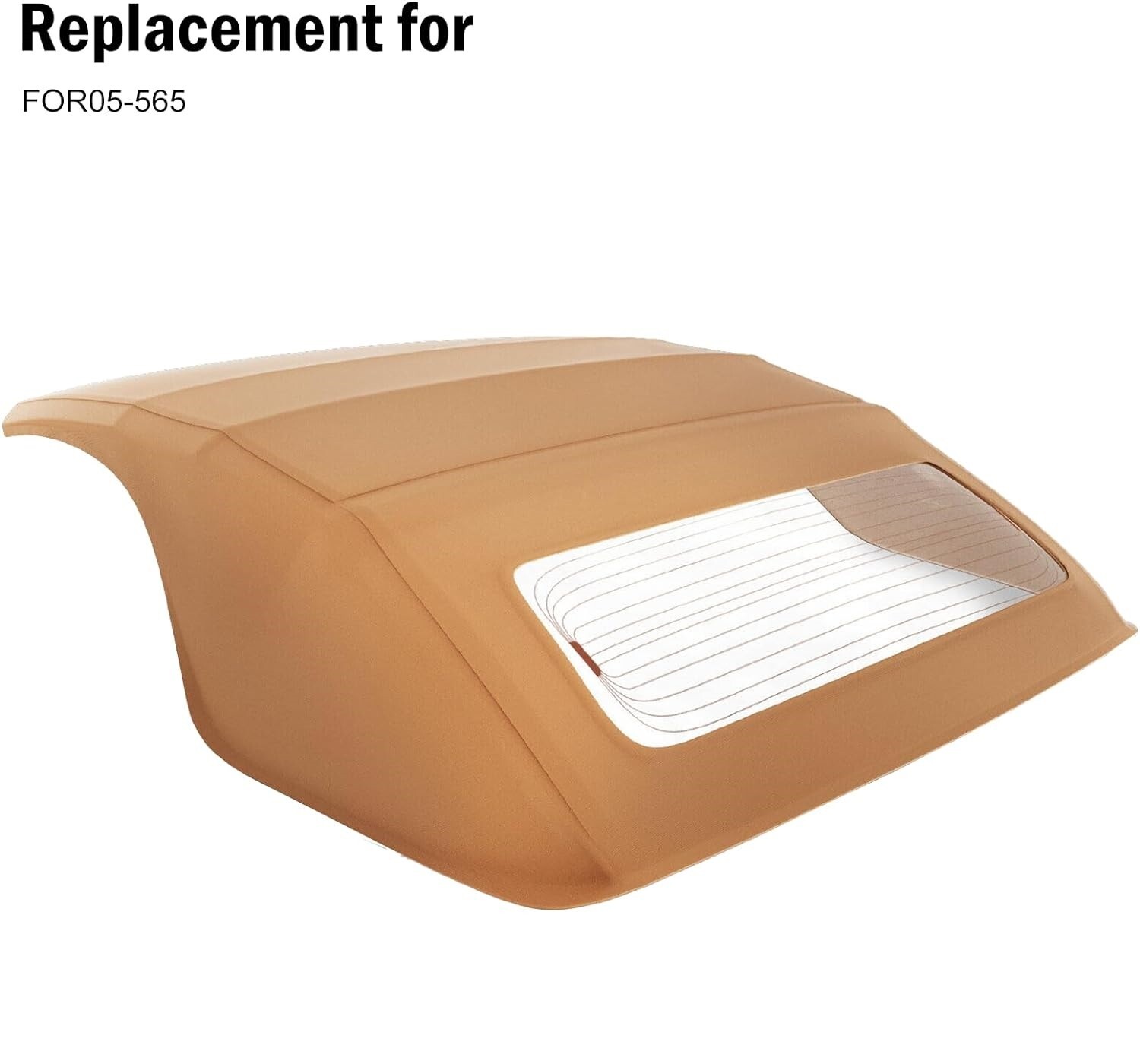Tan Convertible Top Fit Ford Mustang Convertible Top 05-14 w/Heated Glass Window