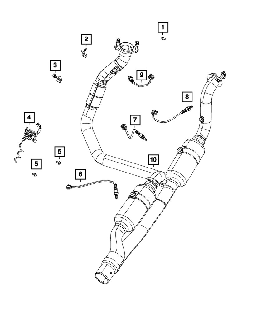 Genuine Mopar Oxygen Sensor 68441967AA