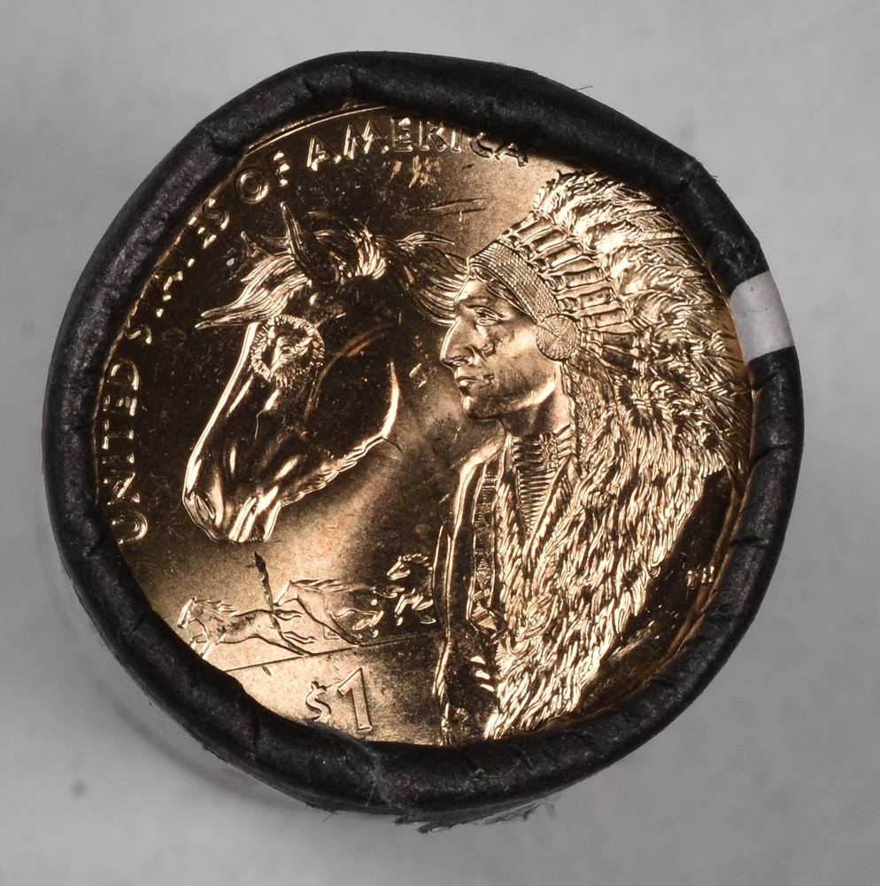 2012-P Native American Dollars - BU Mint Wrapped Roll