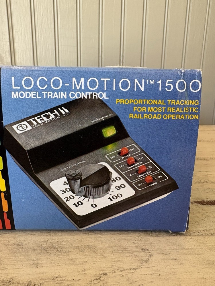 MRC Tech II Loco-motion 1500 DC Train Controller Great Condition
