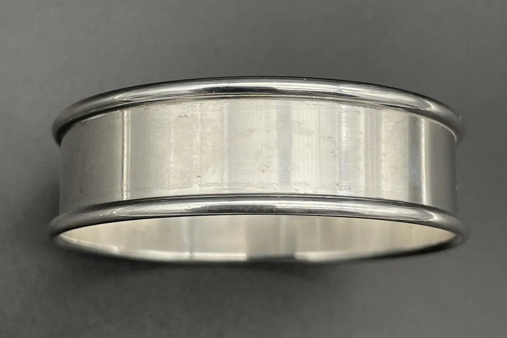 Gorham Sterling Silver Napkin Ring Name Engraved “CLARK” #6290