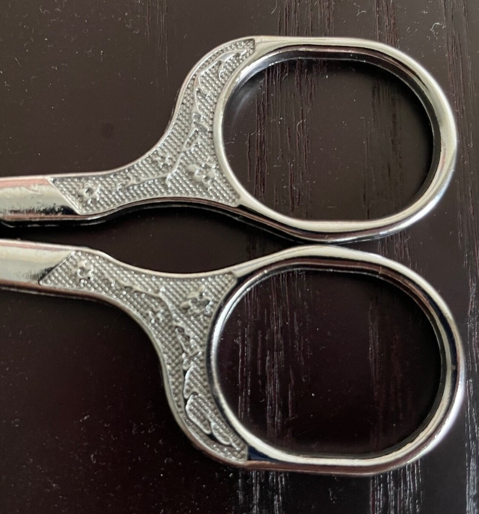 engraved Small scissors antique reproduction 4 color options