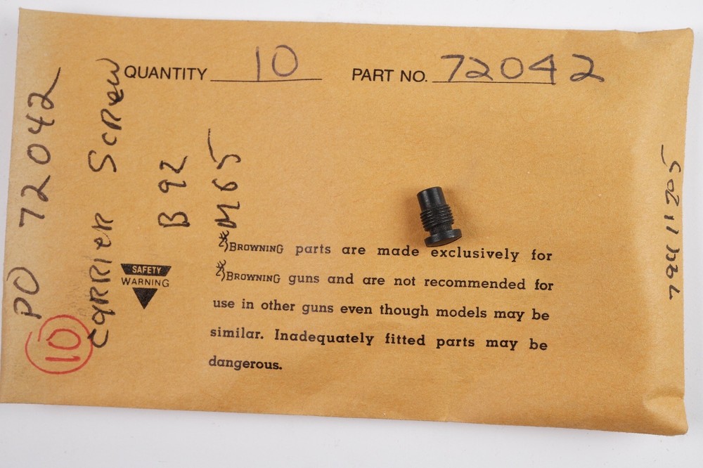 Browning 92 65 Carrier Screw  72042