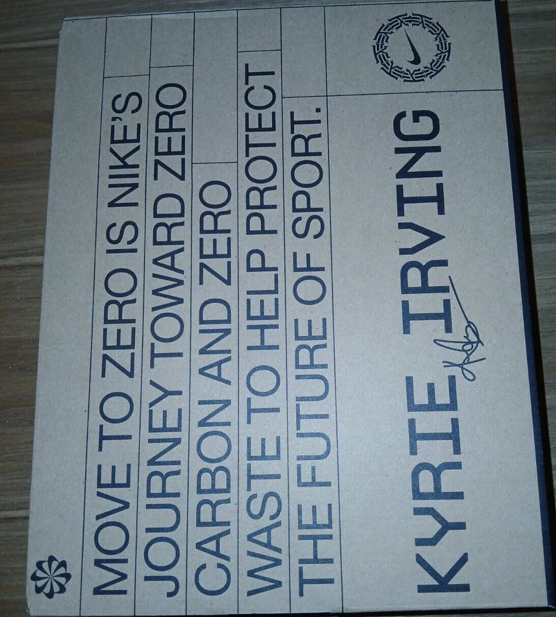 Nike Kyrie 8 GO Size- 5.5Y White/White Black. DQ8076-101 **NEW-IN-BOX