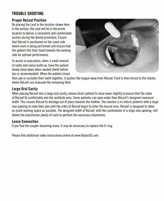 Kulzer Ivory ReLeaf HVE Hands free suction System Basic Kit to minimize Aerosol