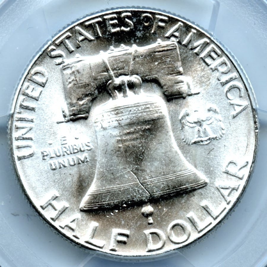 1958 Franklin Half Dollar, PCGS MS64