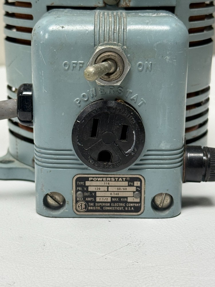 Powerstat 116 Variable Autotransformer