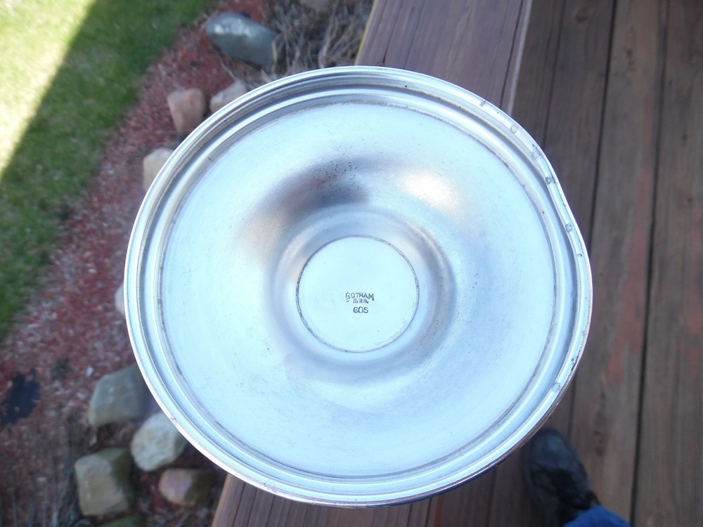 Vintage 10" Gotham 605 Silver plate Water Pitcher