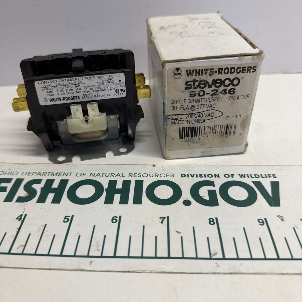 WHITE-RODGERS 90-246 DEFINITE PURPOSE CONTACTOR 2-POLE