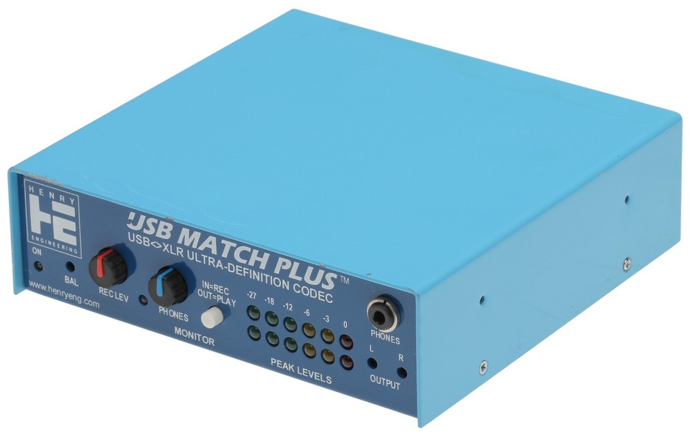 Henry Engineering USB Matchbox Plus Broadcast AES Digital Balanced Analog Audio