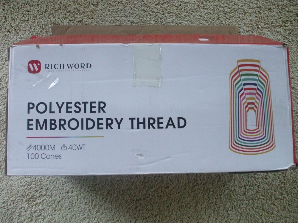 98 SPOOLS OF POLYESTER EMBROIDERY THREAD 40 WT