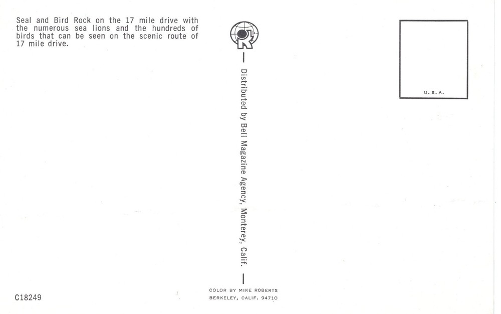 SEAL AND BIRD ROCK - PC6188