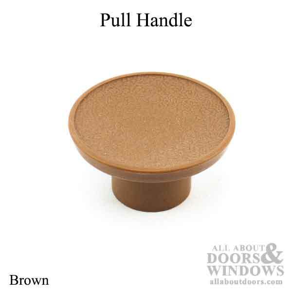 Bi-fold door pull knob / handle, Brown