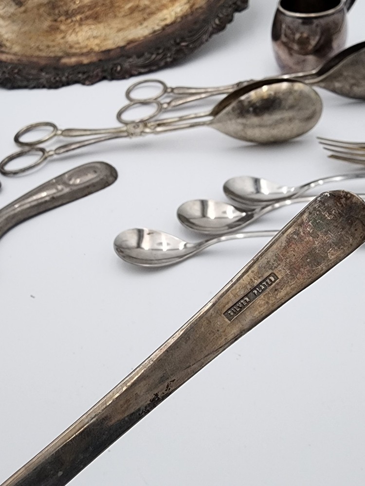 Silver Platter Ware - 12 PCS