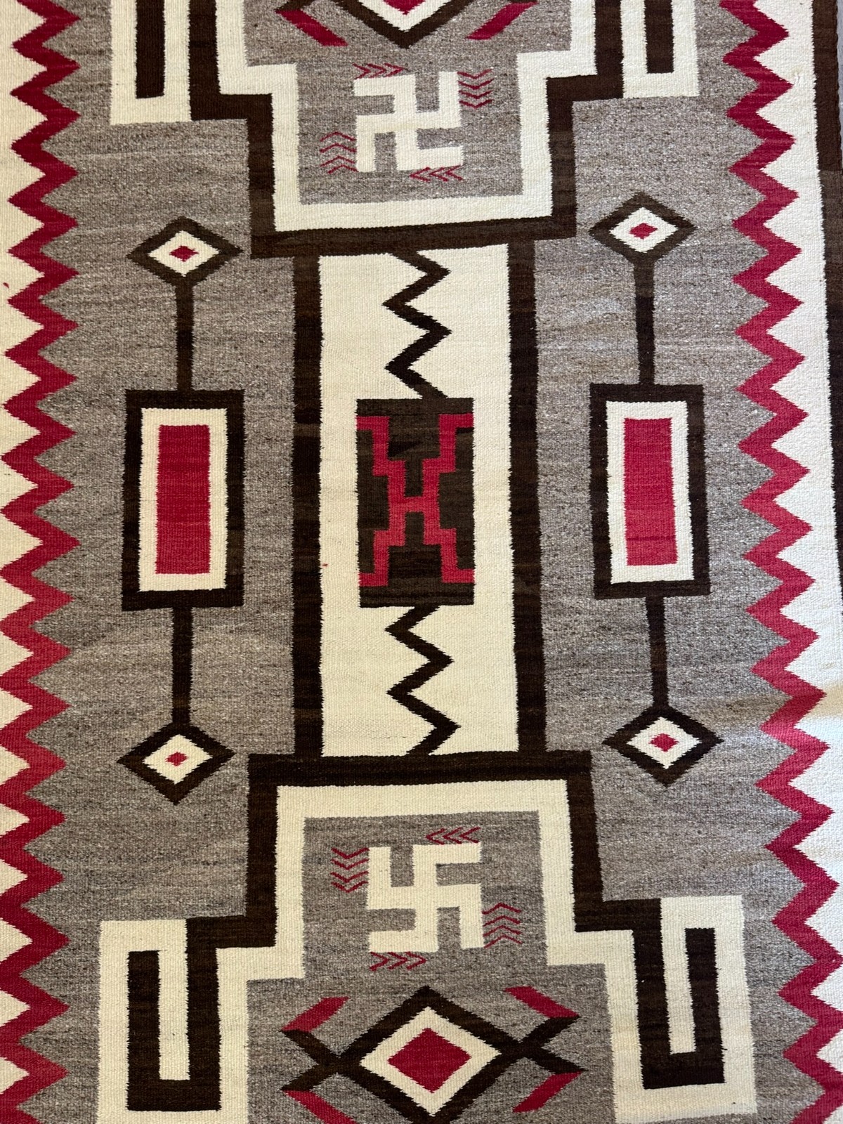 Navajo Rug, J. B. Moore Crystal ca 1920