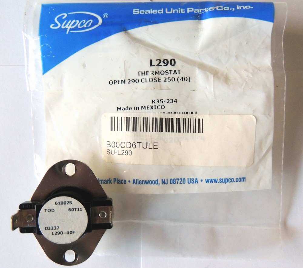 Supco L290 Thermostat