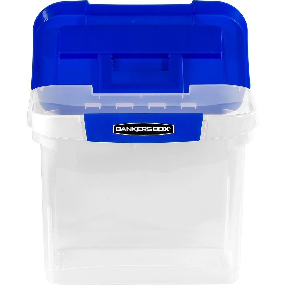 Heavy Duty Plastic File Storage Clear Portable Durable Organizer Modular