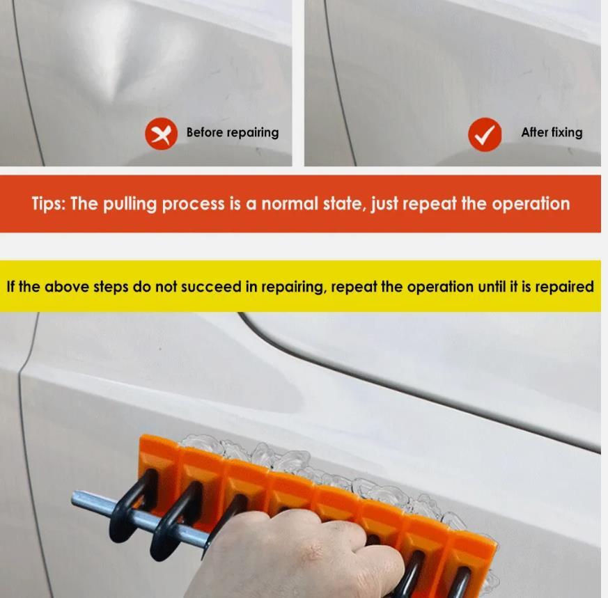 4X Auto Body Repair Kit Puller Glue Tabs Set Car Paintless Dent Removal Tool US