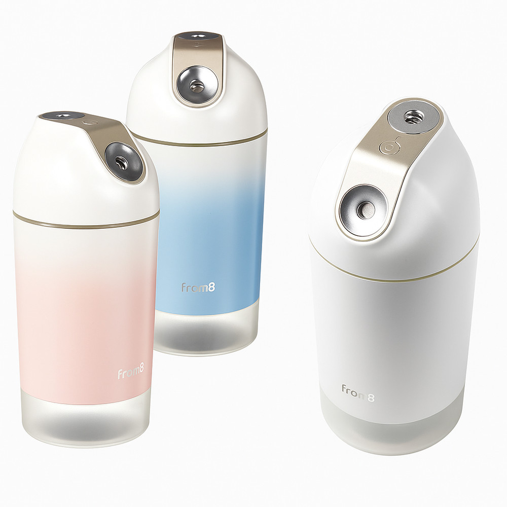 FROMB FA128 Wireless Mini Humidifier – 500ml Double Mist, Portable & Tabletop
