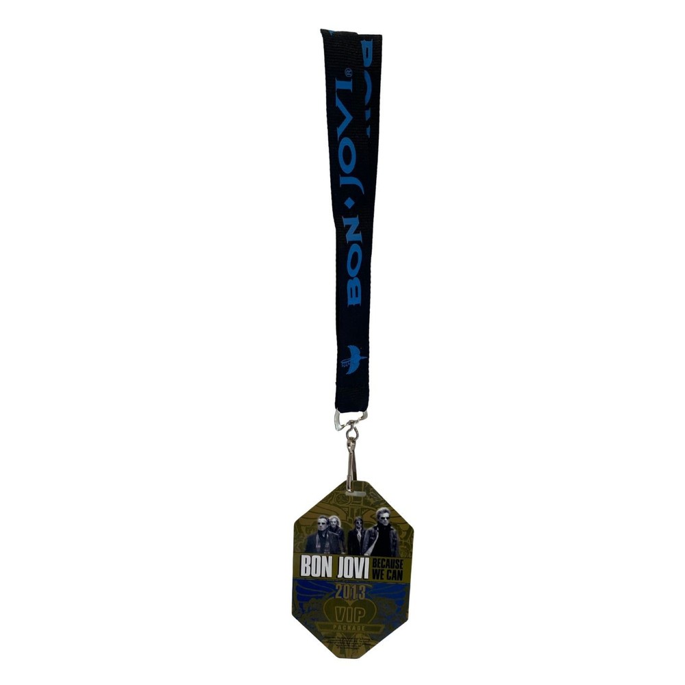 Bon Jovi 2013 Lanyard and VIP Pass