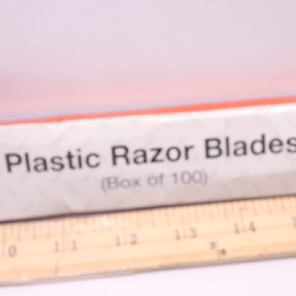 TCP Global Plastic Razor Scraper Blade with Extra Sharp Chisel Edge RB-260024