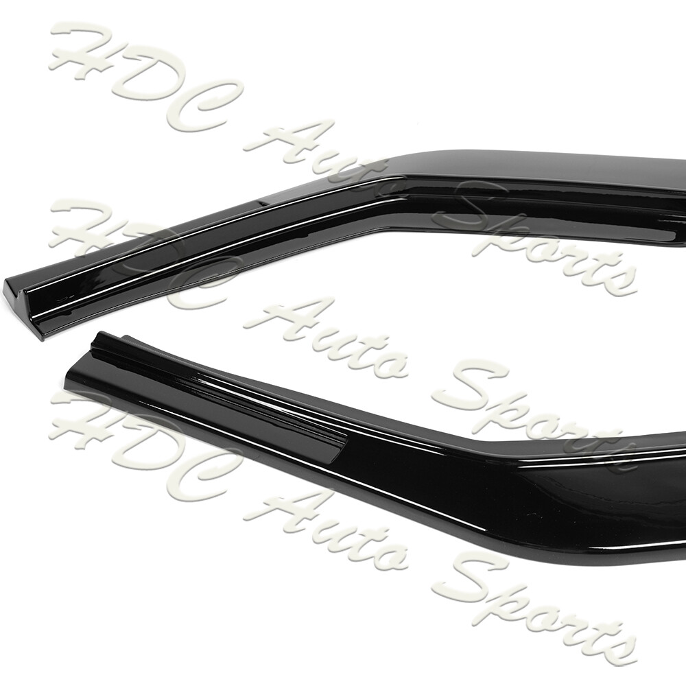 For 2024-2025 Hyundai Elantra N-Line Painted Black Front Bumper Lip Spoiler