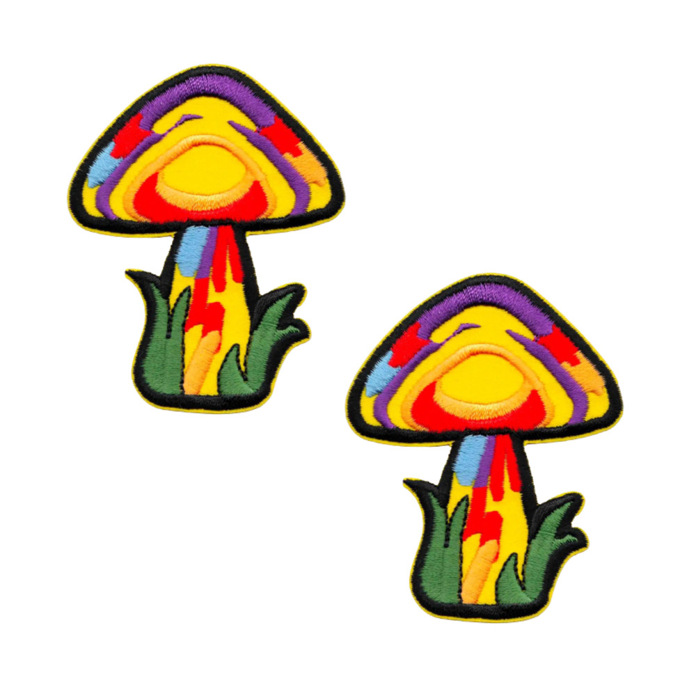 Magic Mushroom (2-Pack) Iron On Patch