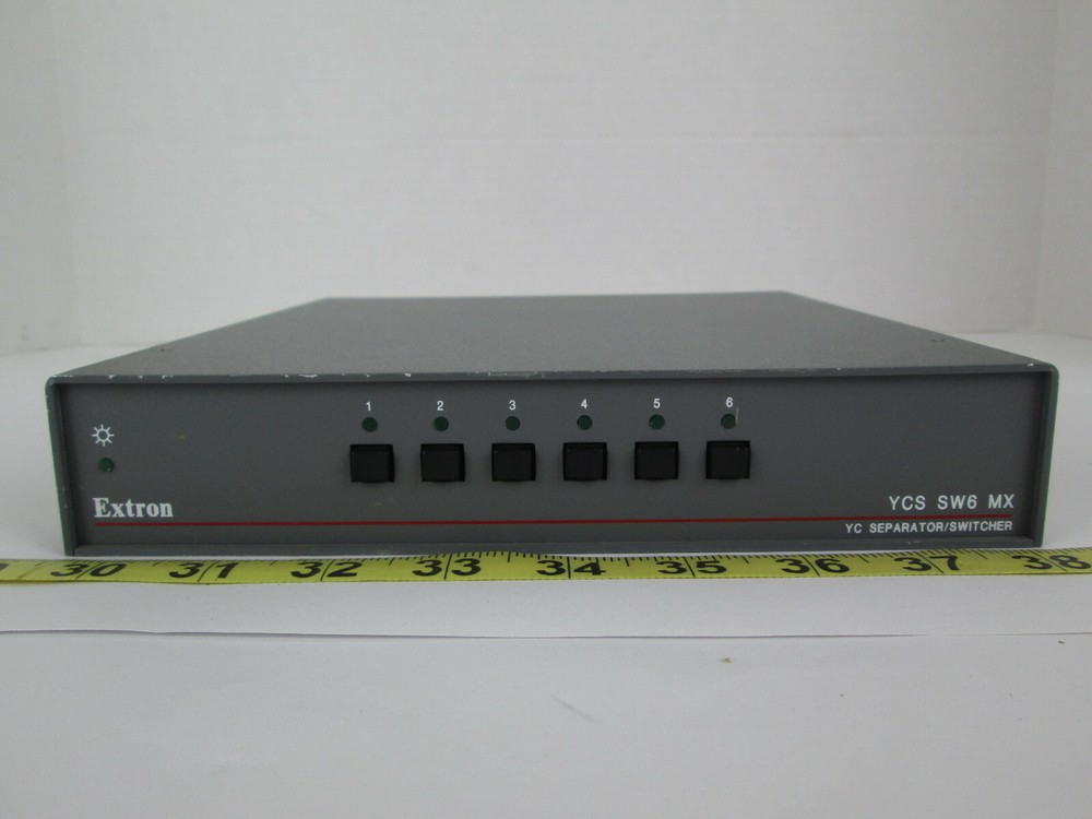 Extron YC Separator Switcher YCS SW6 MX Computer Composite S-Video Six Input