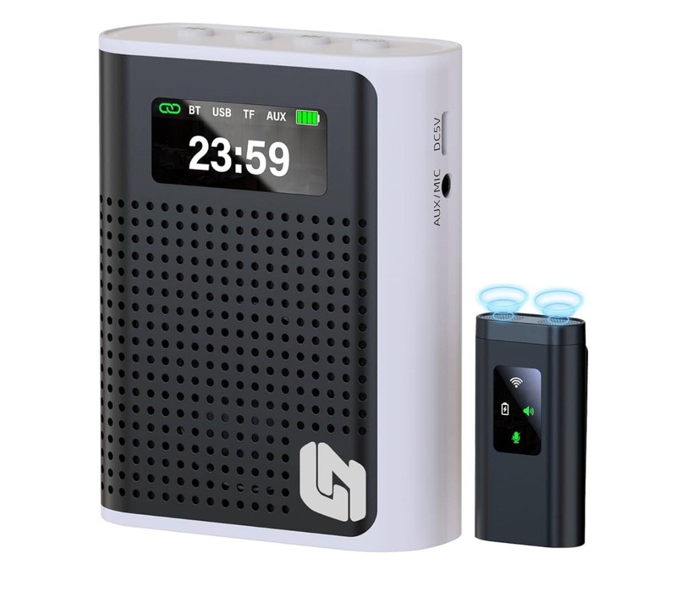 Voice Amplifier Wireless Microphone/Handheld Mic- Bluetooth Portable Speaker -