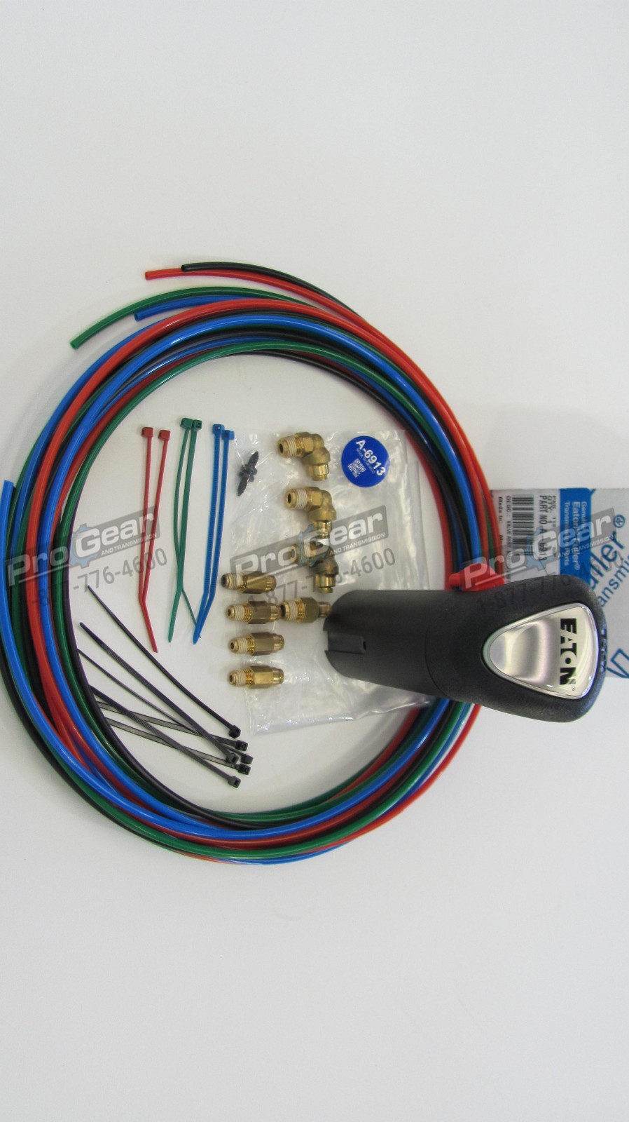 A6913 13 Speed Genuine Eaton Transmission Shift Knob & 4 line air line kit USA