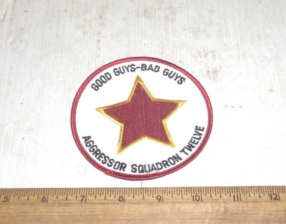 US Air Force - Aggressor Squadron 12 Embroidered Patch