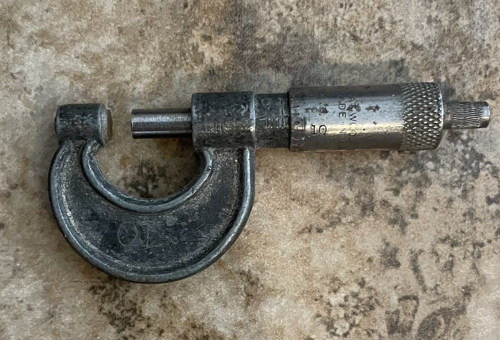 Vintage Woolworth Micrometer Caliper