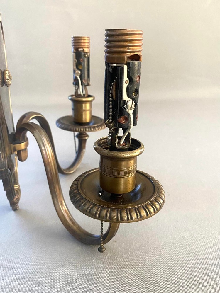 Antique R.P. & Co. Bronze Wall Sconce